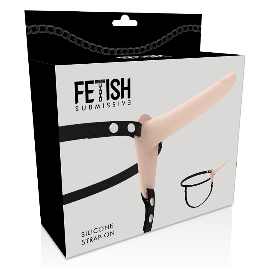 FETISH SUBMISSIVE HARNESS - SILICONE MEAT 15 CM