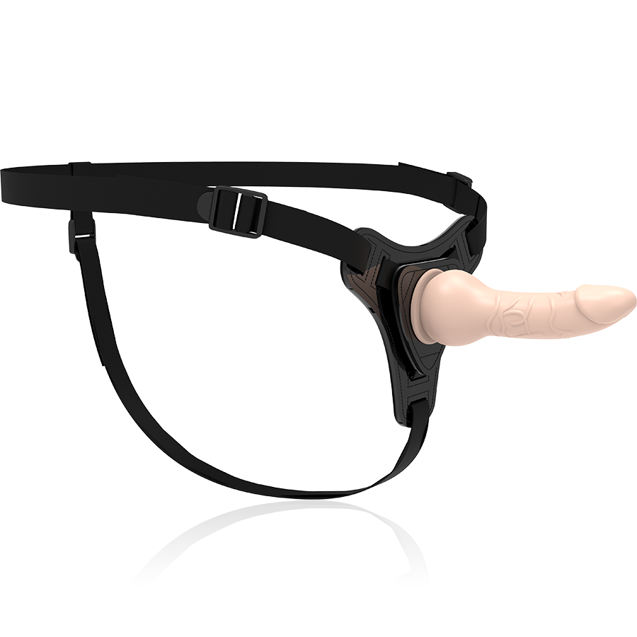 FETISH SUBMISSIVE HARNESS - REALISTIC SILICONE FLESH 16CM