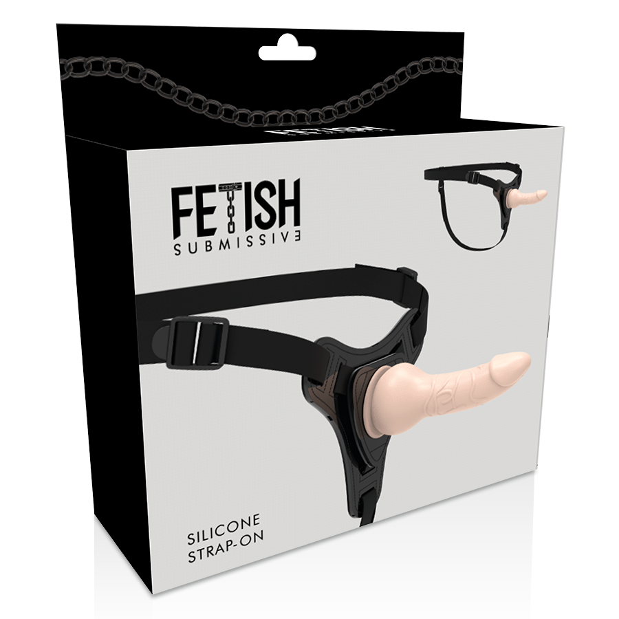 FETISH SUBMISSIVE HARNESS - REALISTIC SILICONE FLESH 16CM