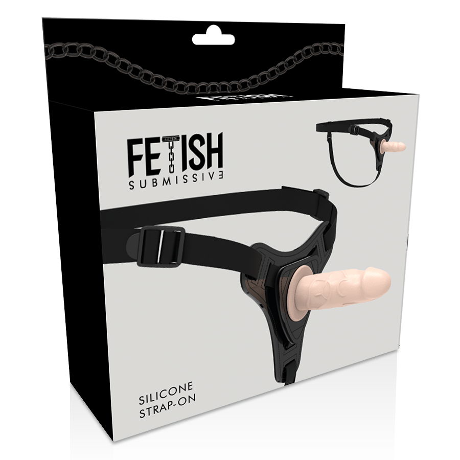 FETISH SUBMISSIVE HARNESS - REALISTIC SILICONE FLESH 12.5 CM