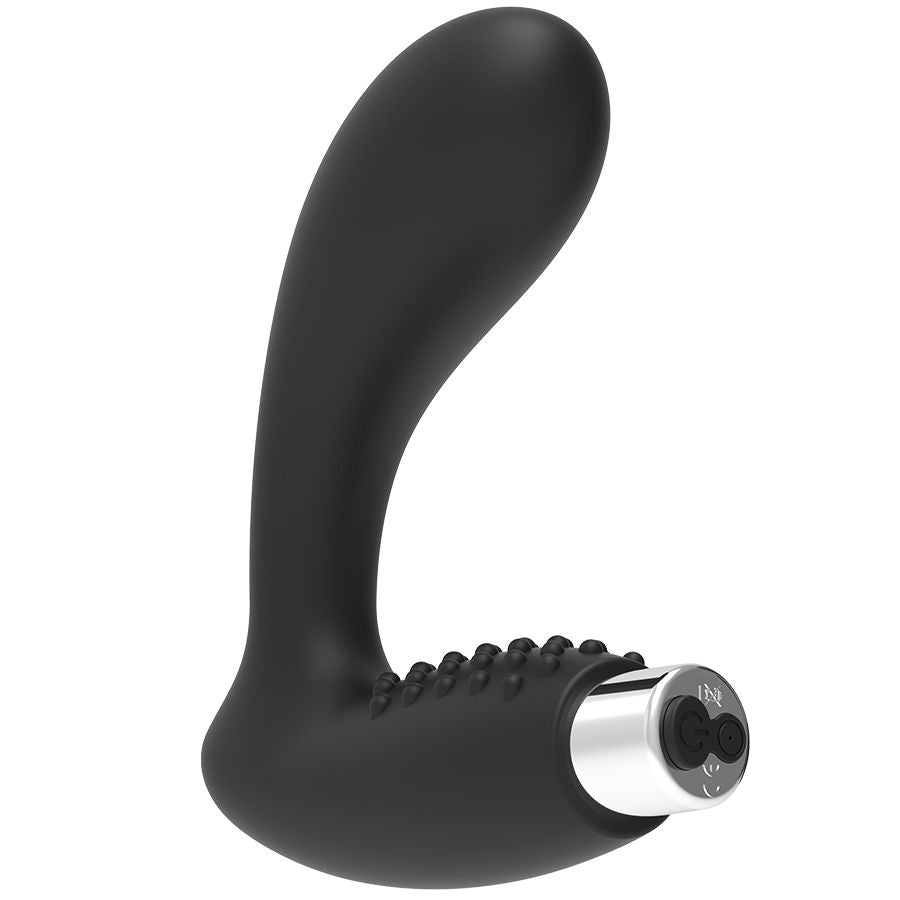 ADDICTED TOYS - RECHARGEABLE PROSTHETIC VIBRATOR - MODEL 5 - BLACK