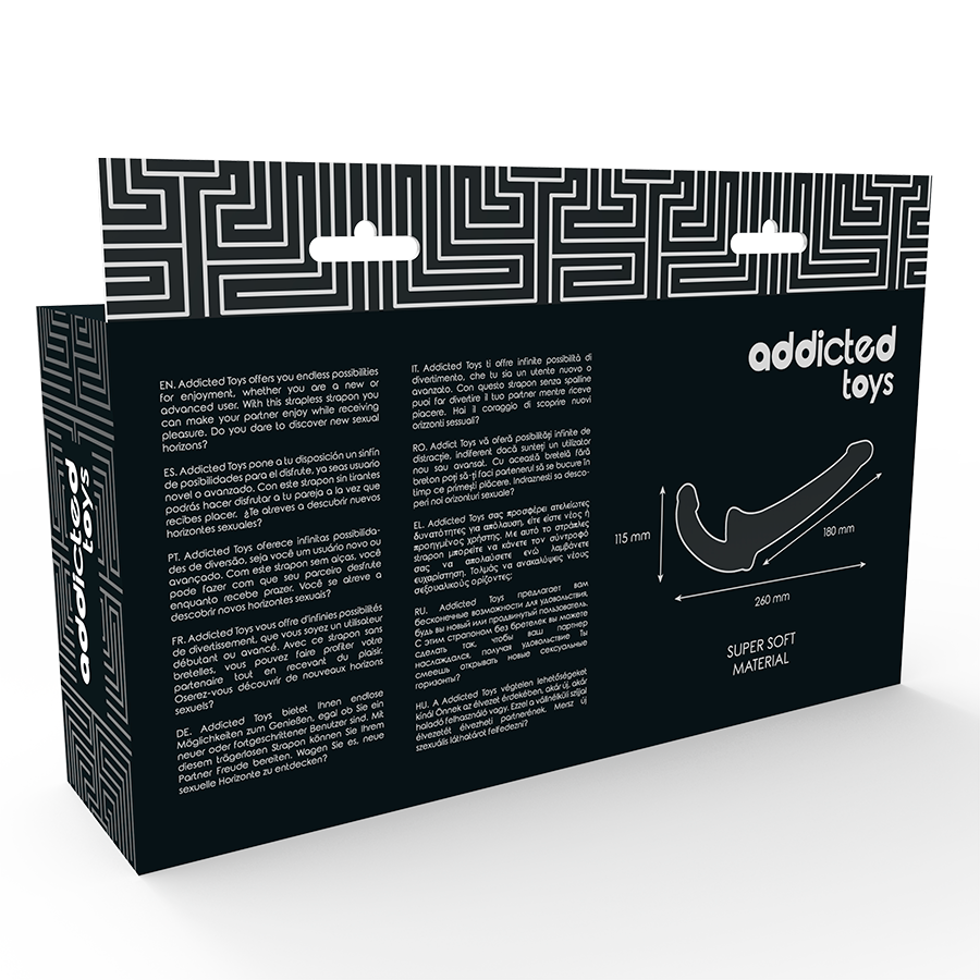 ADDICTED TOYS - DILDO WITH RNA S WITHOUT BLACK SUBJECT