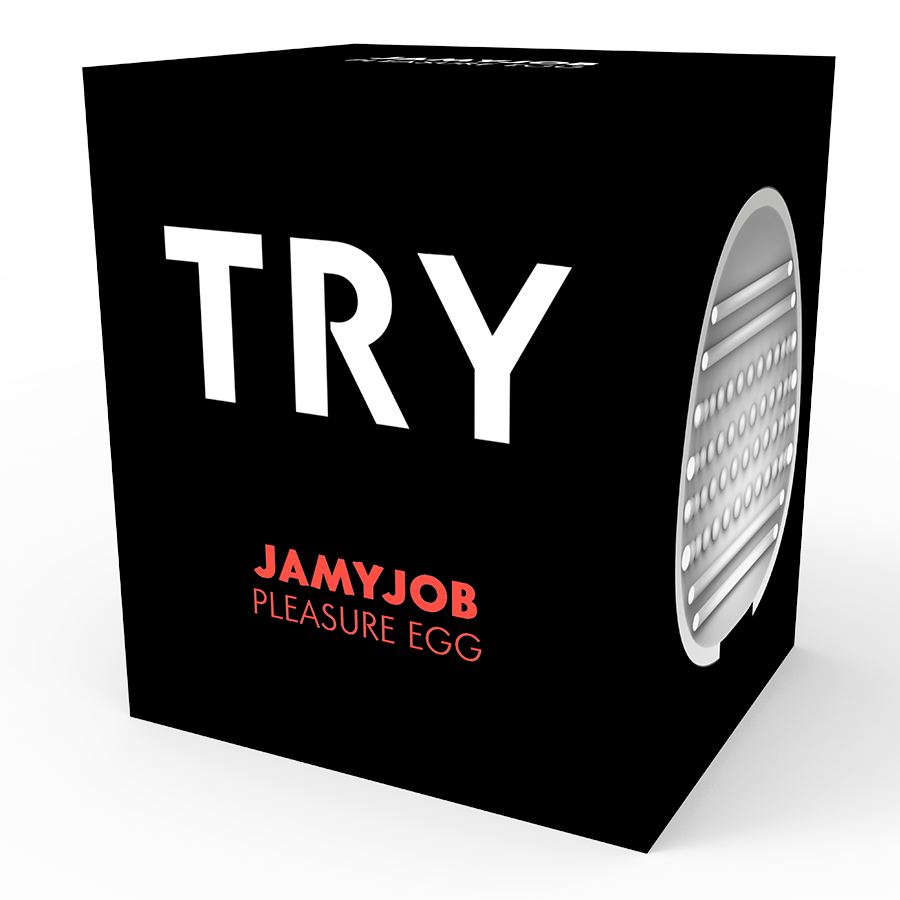 JAMYJOB - MASTURBADOR DISCRETO DE HUEVO NEGRO