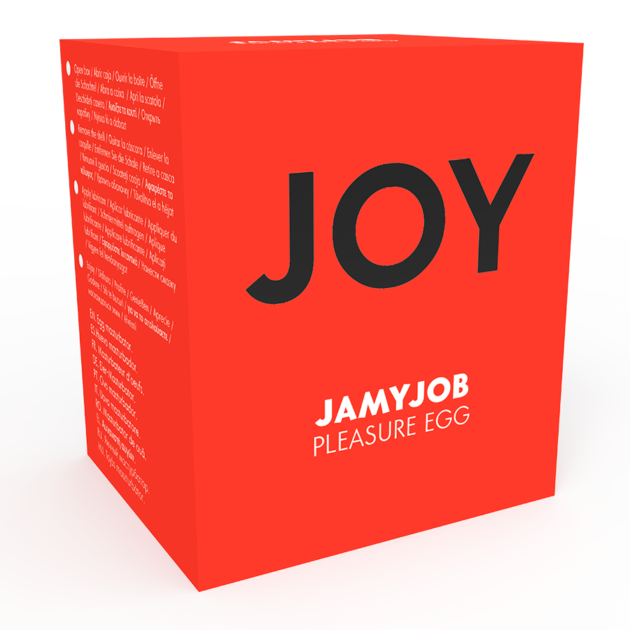 JAMYJOB - DISCRETT RED BACK EGG MASTURBATOR