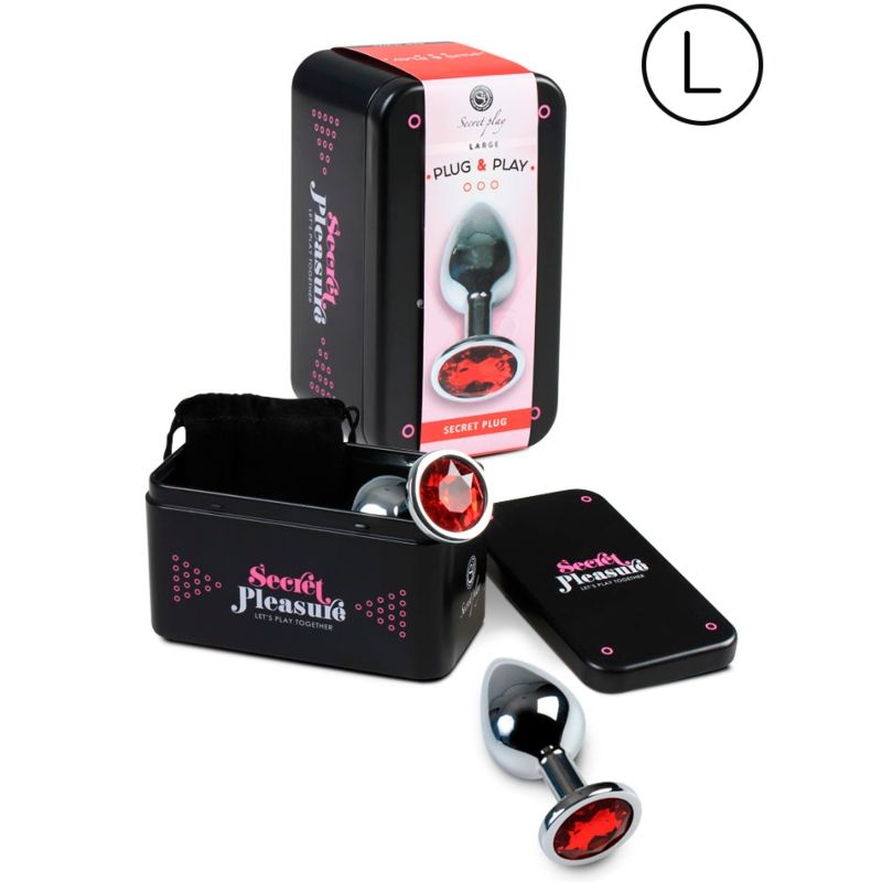 SECRETPLAY - RED ANAL PLUG SIZE L