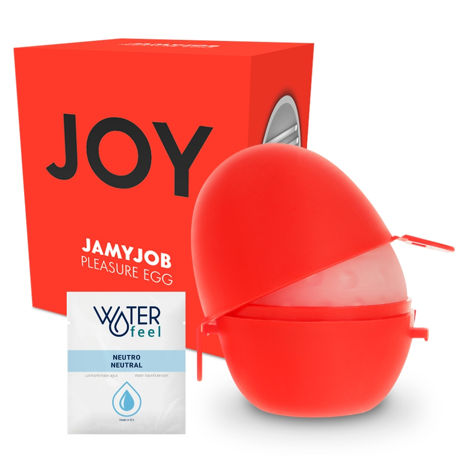 JAMYJOB - DISCRETT RED BACK EGG MASTURBATOR