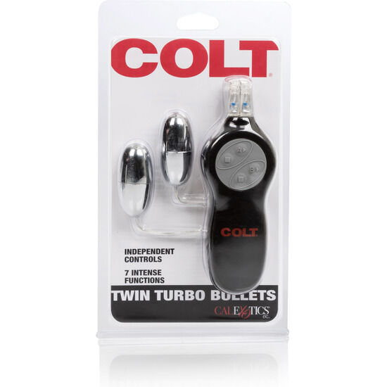 CALEXOTICS - BALAS COLT BITURBO DE 7 FUNCIONES
