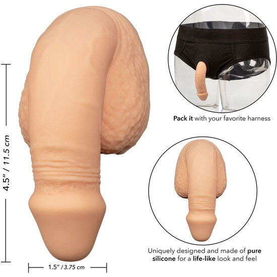 CALEXOTICS - PENE DE SILICONA ENVASE 12,75 CM CARNE