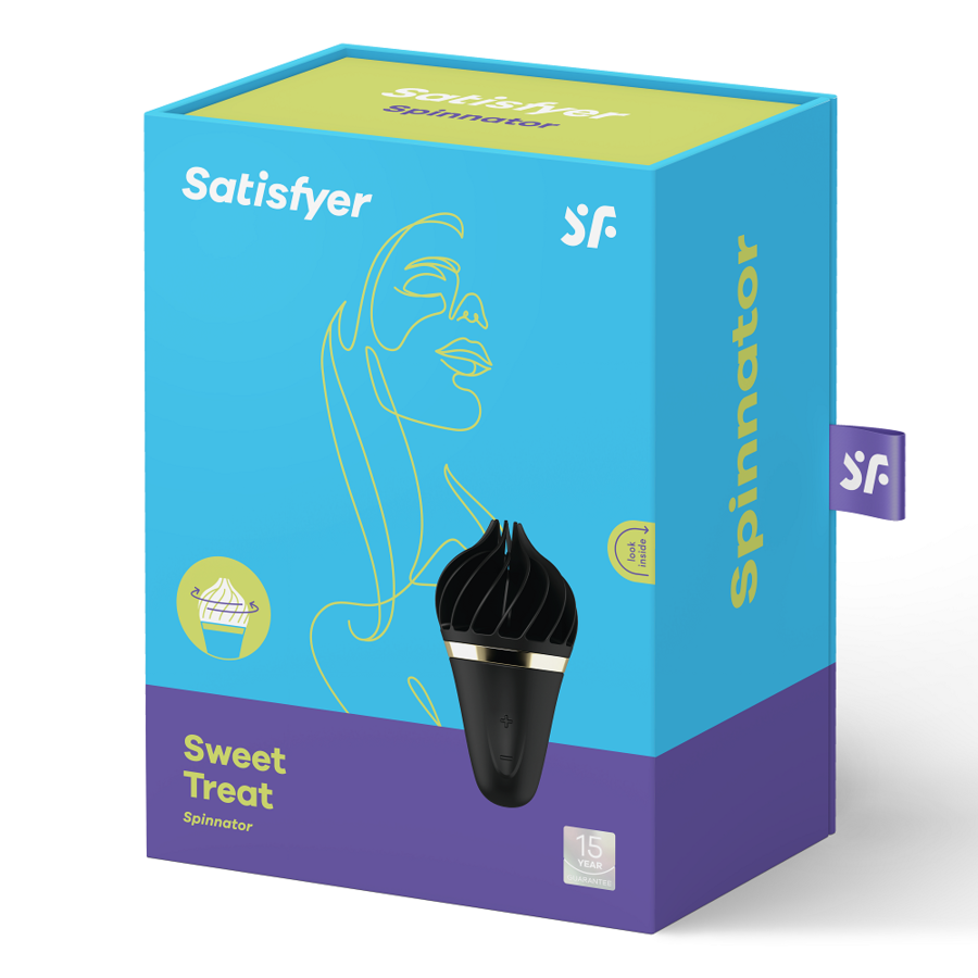 SATISFYER - SPINNATOR DULCE DELICIAS MARRÓN Y ROSA