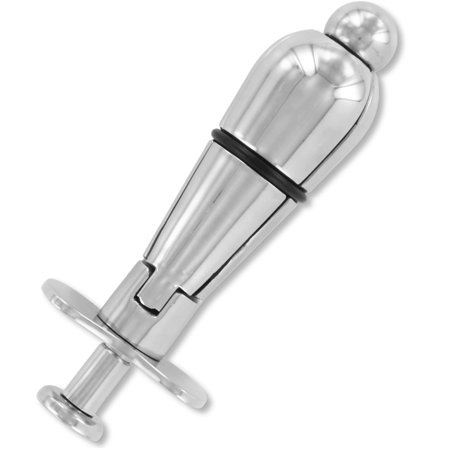 PLUG ANAL DE METAL DURO CON BLOQUEO