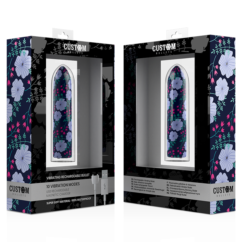 CUSTOMIZED SPRING RECHARGEABLE BULLETS 10 INTENSITIES