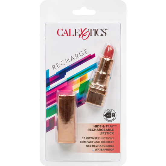 HIDE &amp; PLAY RED BULLET RECHARGEABLE LIPSTICK