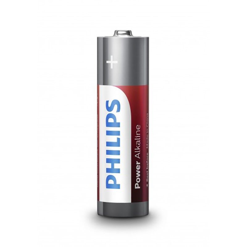 PHILIPS - PHILIPS POWER ALKALINE BATTERY AA LR6 * 4