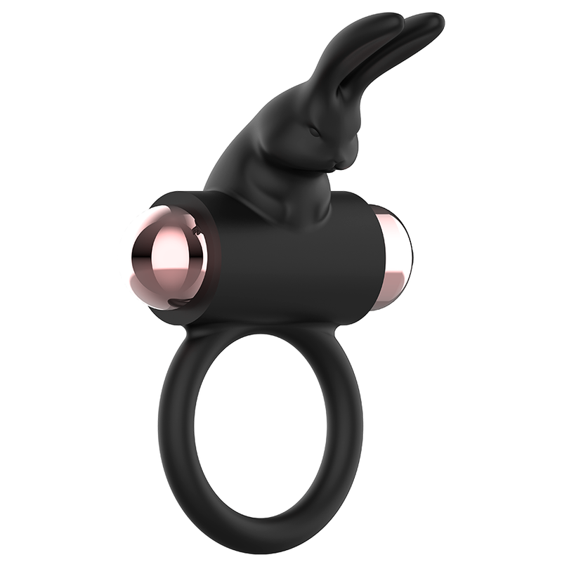 COQUETTE CHIC DESIRE - BLACK/GOLD VIBRATING RING