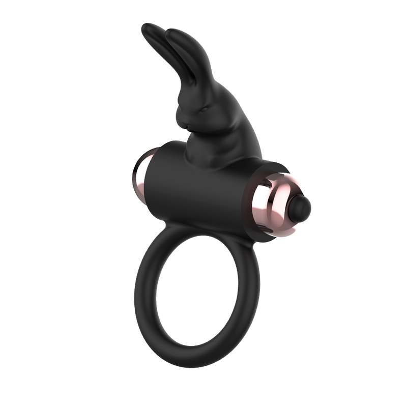 COQUETTE CHIC DESIRE - BLACK/GOLD VIBRATING RING