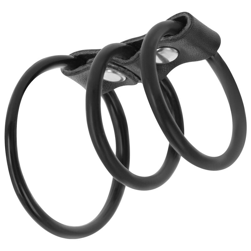 DARKNESS - SET DE 3 ANILLOS FLEXIBLES PARA EL PENE