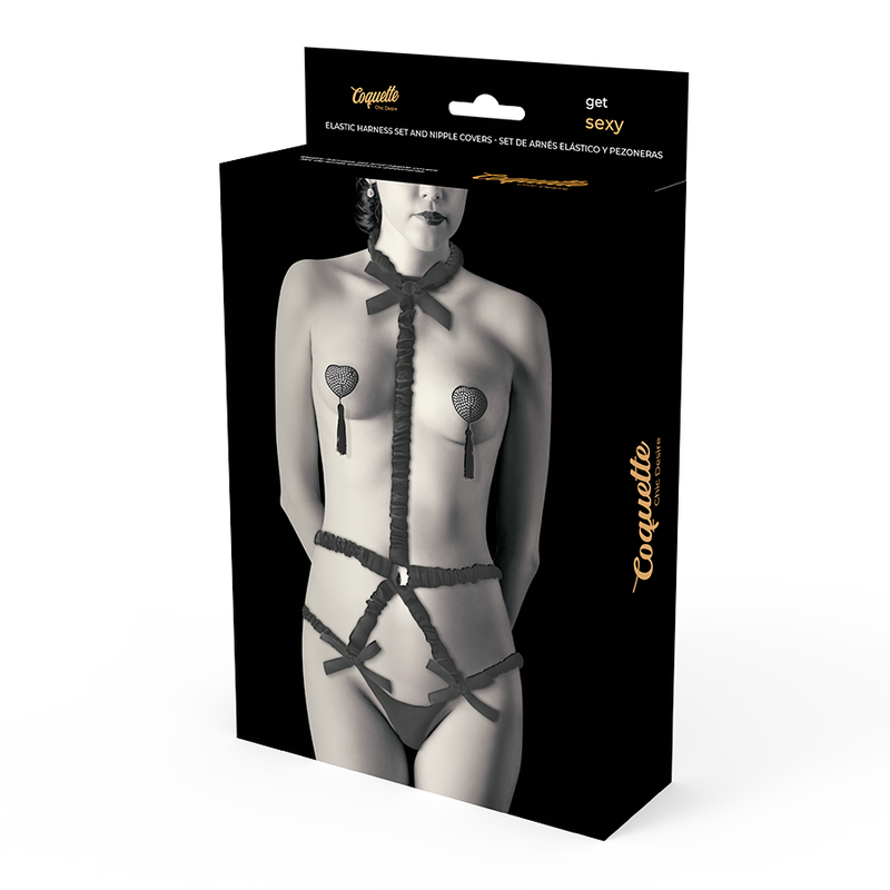 COQUETTE CHIC DESIRE - LINGERIE SET WITH DELUXE TOE COVERS