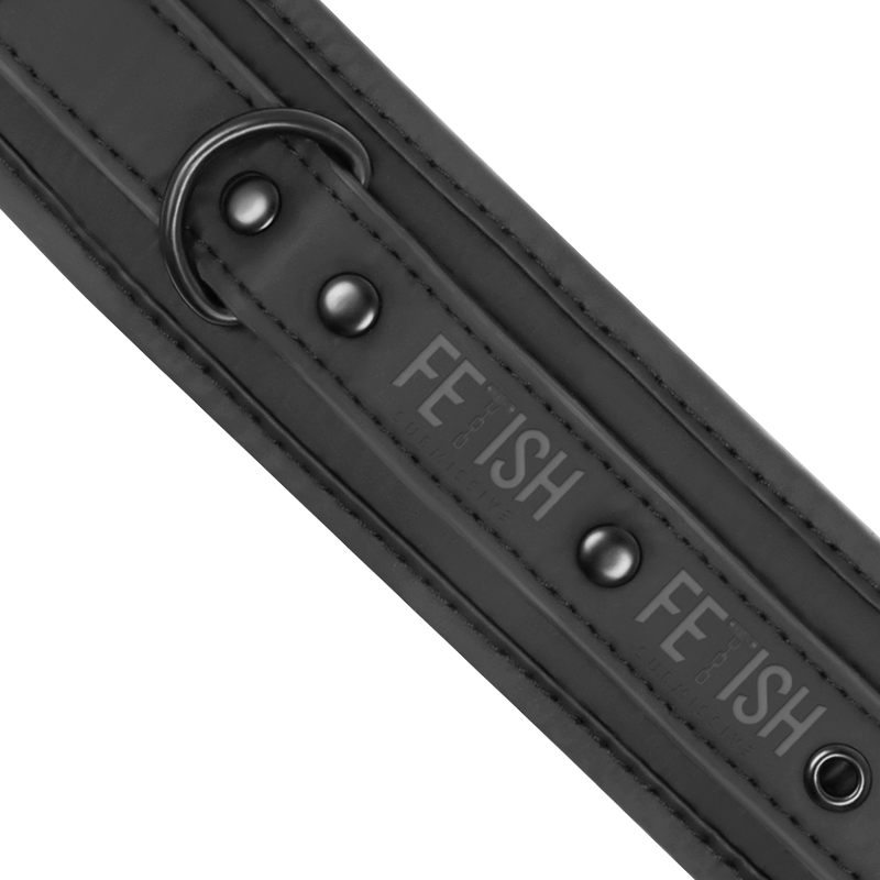 FETISH SUBMISSIVE - MASTER POSITION WITH 4 NOPRENE LINED HANDCUFFS