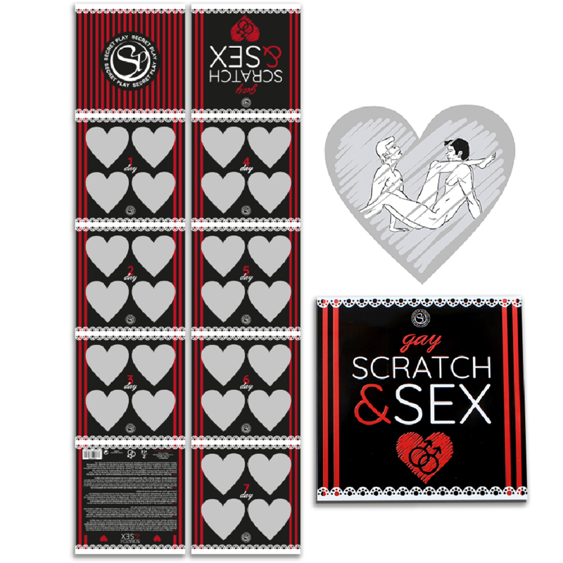 SECRETPLAY - GAY COUPLES GAME SCRATCH &amp; SEX (ES/EN/FR/PT/DE)