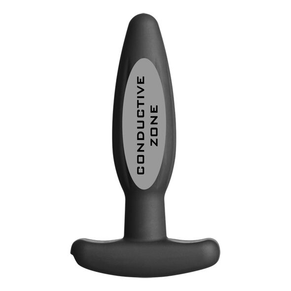 ELECTRASTIM - SMALL ROCKER BLACK SILICONE ANAL PLUG