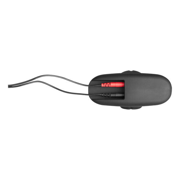 ELECTRASTIM - BLACK SILICONE ANAL PLUG ROCKER MEDIUM