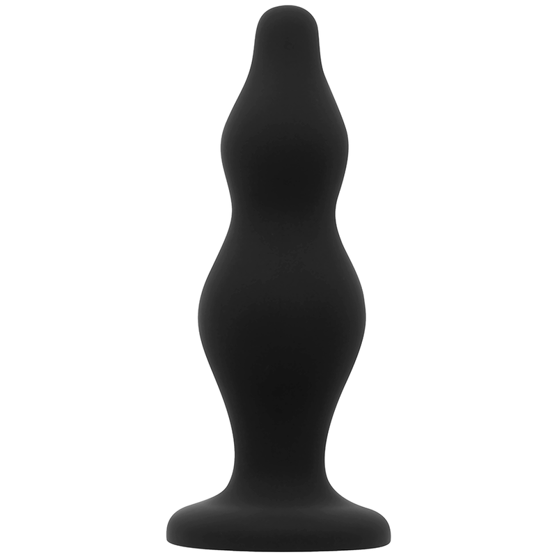 OHMAMA - PLUG ANAL DE SILICONA CON ENCAJE 12 CM