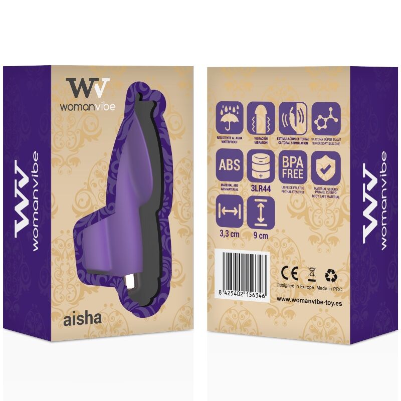 SILICONE STIMULATING FINGER - AISHA WOMANVIBE