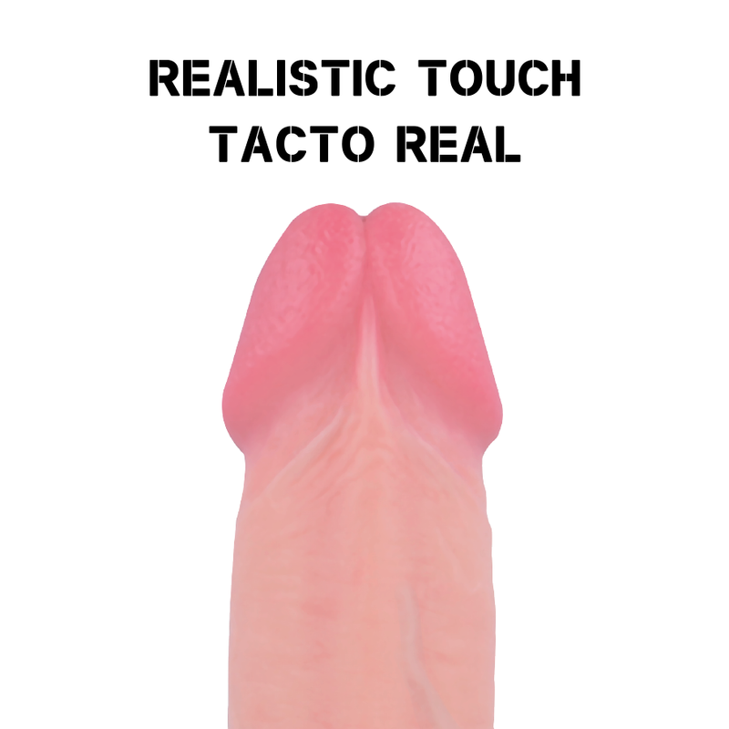 ROCKARMY - HARNESS + REALISTIC DUAL DENSITY TIGER DILDO 14 CM -O- 4.46 CM