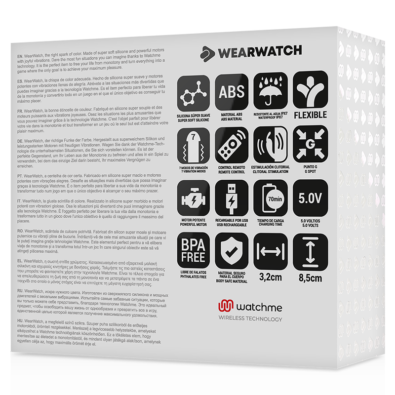 WEARWATCH - DUAL TECHNOLOGY WATCHME VIBRATOR LIGHT GREEN