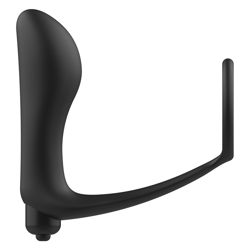 JUGUETES ADICTIVOS - PLUG ANAL VIBRADOR CON ANILLO PARA EL PENE